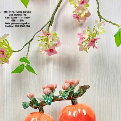 TƯỢNG SỨ CẶP ĐÀO TRƯỜNG THỌ – BIỂU TƯỢNG CHO SỨC KHỎE & TRƯỜNG THỌ